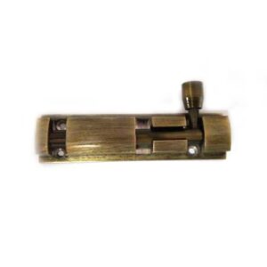 Antique aluminium tower bolt XYLO